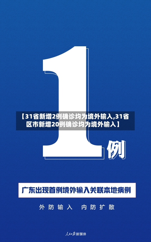 【31省新增2例确诊均为境外输入,31省区市新增20例确诊均为境外输入】-第3张图片