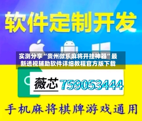 实测分享“贵州微乐麻将开挂神器”最新透视辅助软件详细教程官方版下载-第2张图片