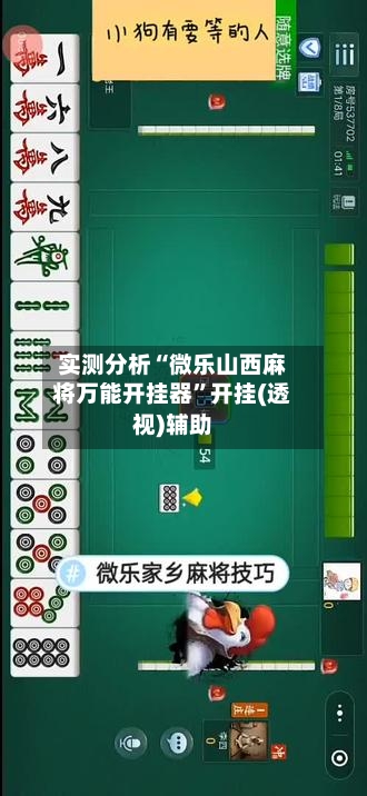 实测分析“微乐山西麻将万能开挂器”开挂(透视)辅助-第2张图片