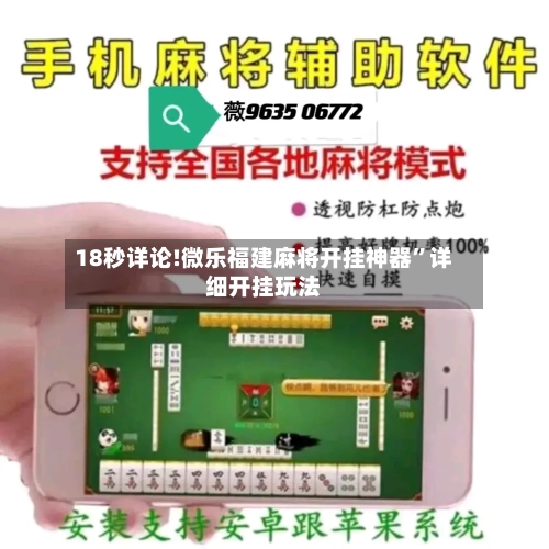 18秒详论!微乐福建麻将开挂神器”详细开挂玩法-第2张图片