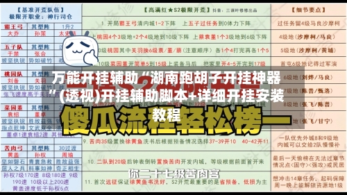 万能开挂辅助“湖南跑胡子开挂神器”(透视)开挂辅助脚本+详细开挂安装教程-第3张图片