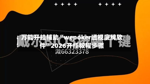 万能开挂辅助“wepoker透视底牌软件	”2026开挂教程步骤-第1张图片