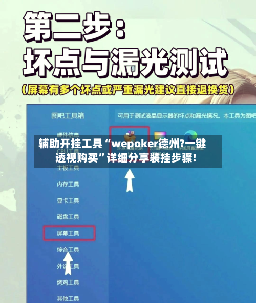 辅助开挂工具“wepoker德州?一键透视购买”详细分享装挂步骤!-第3张图片