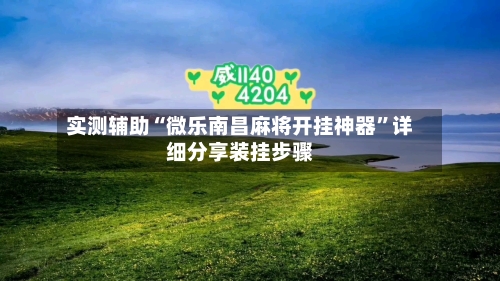 实测辅助“微乐南昌麻将开挂神器”详细分享装挂步骤-第2张图片