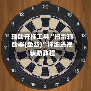 辅助开挂工具“扫雷辅助器(免费)	”详细透视辅助教程-第1张图片