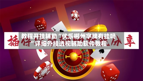 教程开挂辅助“优乐郴州字牌有挂吗”详细外挂透视辅助软件教程-第3张图片