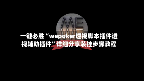 一键必胜“wepoker透视脚本插件透视辅助插件”详细分享装挂步骤教程-第2张图片