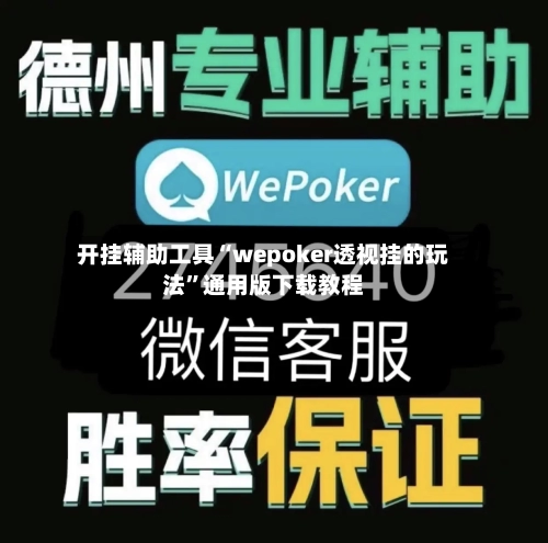 开挂辅助工具“wepoker透视挂的玩法”通用版下载教程-第1张图片