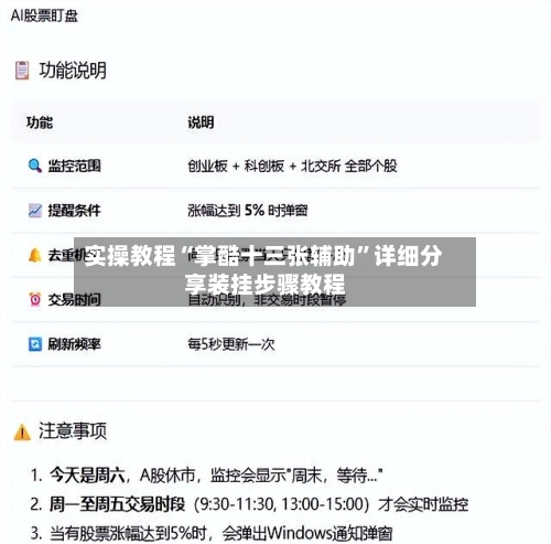 实操教程“掌酷十三张辅助”详细分享装挂步骤教程-第2张图片