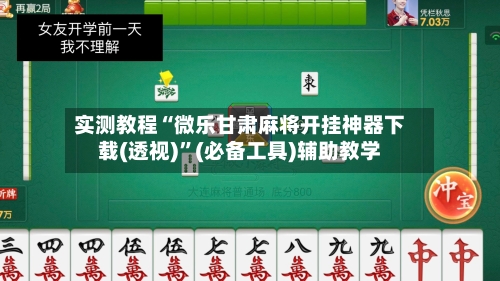 实测教程“微乐甘肃麻将开挂神器下载(透视)”(必备工具)辅助教学-第3张图片