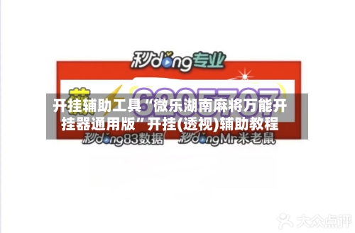 开挂辅助工具“微乐湖南麻将万能开挂器通用版”开挂(透视)辅助教程-第1张图片