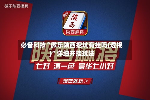 必备科技“微乐陕西挖坑有挂吗(透视)”详细开挂玩法-第1张图片