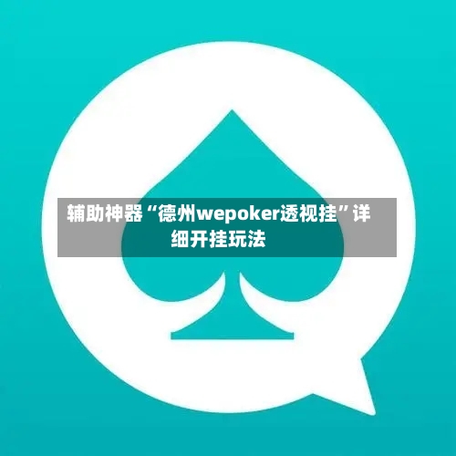 辅助神器“德州wepoker透视挂”详细开挂玩法-第2张图片