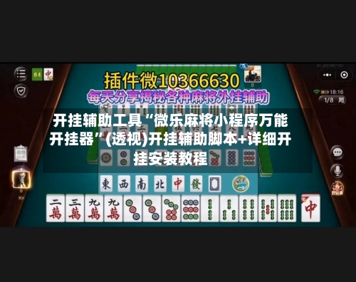 开挂辅助工具“微乐麻将小程序万能开挂器”(透视)开挂辅助脚本+详细开挂安装教程-第1张图片