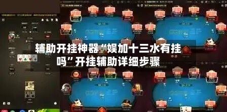 辅助开挂神器“娱加十三水有挂吗”开挂辅助详细步骤-第1张图片