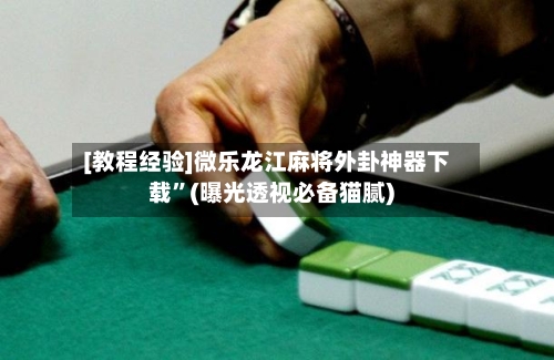 [教程经验]微乐龙江麻将外卦神器下载”(曝光透视必备猫腻)-第1张图片