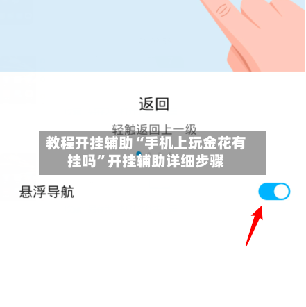教程开挂辅助“手机上玩金花有挂吗”开挂辅助详细步骤-第1张图片