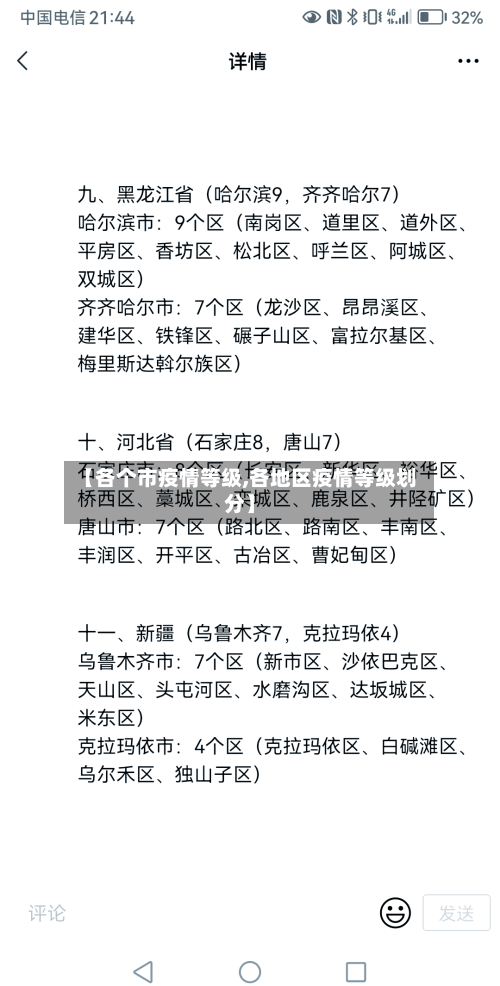 【各个市疫情等级,各地区疫情等级划分】-第2张图片