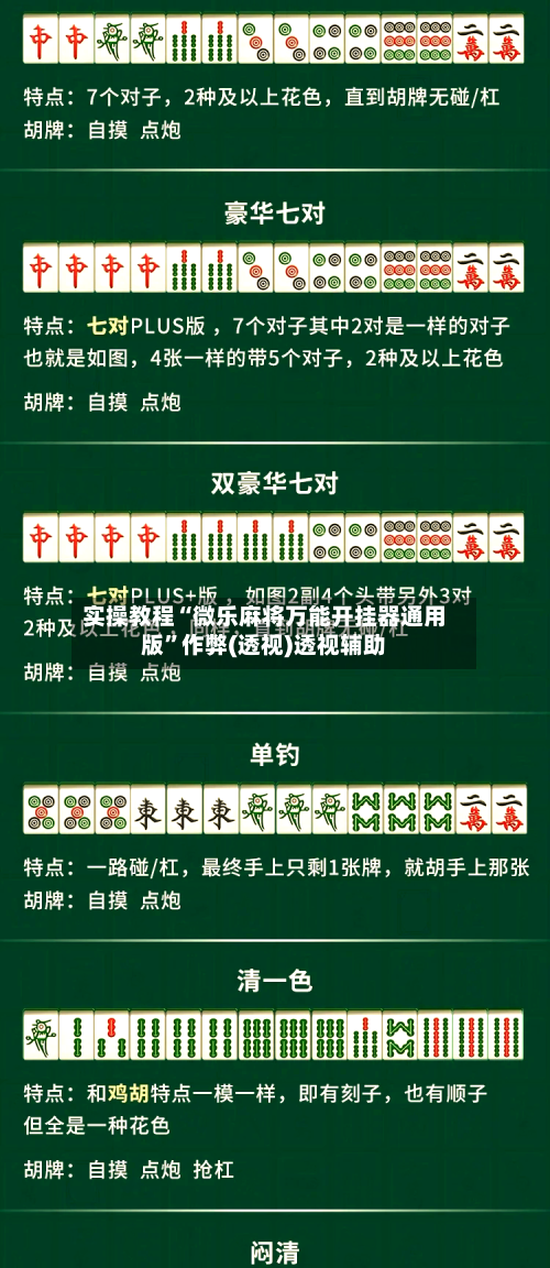 实操教程“微乐麻将万能开挂器通用版”作弊(透视)透视辅助-第3张图片
