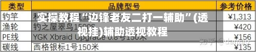 实操教程“边锋老友二打一辅助”(透视挂)辅助透视教程-第2张图片