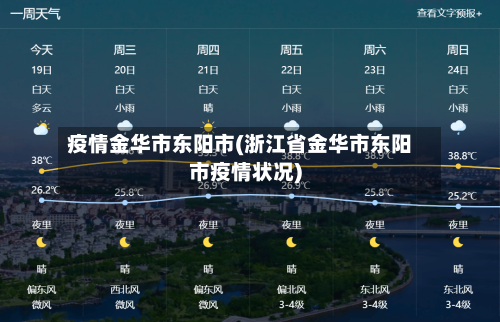 疫情金华市东阳市(浙江省金华市东阳市疫情状况)-第2张图片