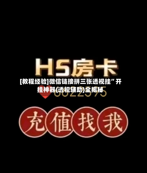[教程经验]微信链接拼三张透视挂”开挂神器{透视辅助}全揭秘-第3张图片