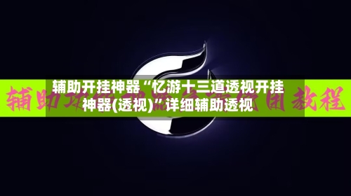 辅助开挂神器“忆游十三道透视开挂神器(透视)”详细辅助透视-第1张图片