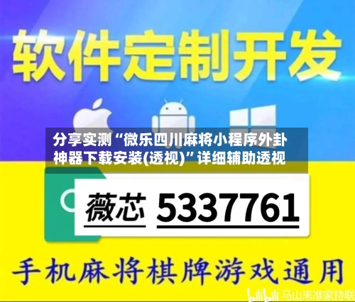 分享实测“微乐四川麻将小程序外卦神器下载安装(透视)”详细辅助透视-第1张图片