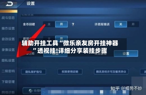 辅助开挂工具“微乐亲友房开挂神器	”透视挂!详细分享装挂步骤-第2张图片
