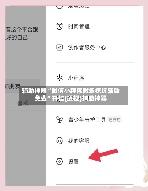 辅助神器“微信小程序微乐挖坑辅助免费”开挂(透视)辅助神器-第1张图片