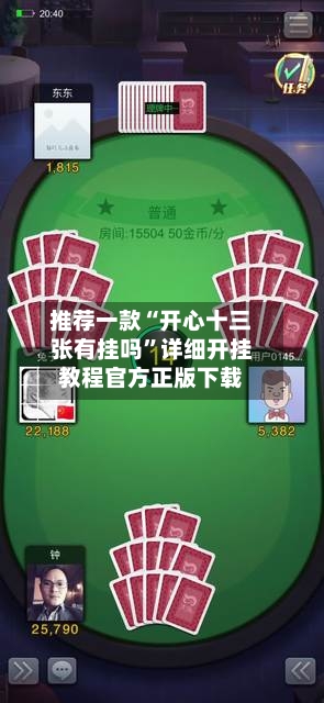 推荐一款“开心十三张有挂吗	”详细开挂教程官方正版下载-第3张图片