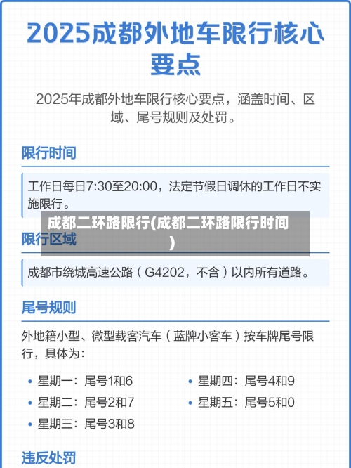 成都二环路限行(成都二环路限行时间)-第3张图片