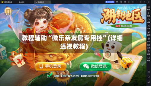 教程辅助“微乐亲友房专用挂”(详细透视教程)-第1张图片