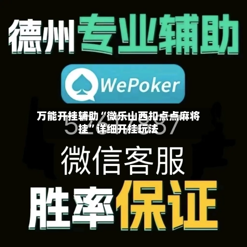 万能开挂辅助“微乐山西扣点点麻将挂	”详细开挂玩法-第1张图片