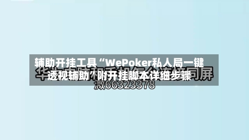 辅助开挂工具“WePoker私人局一键透视辅助”附开挂脚本详细步骤-第2张图片