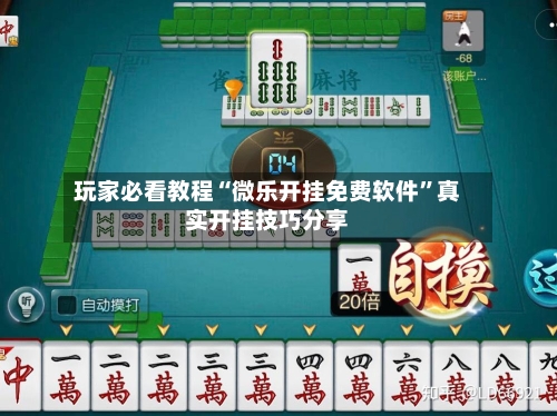 玩家必看教程“微乐开挂免费软件”真实开挂技巧分享-第2张图片