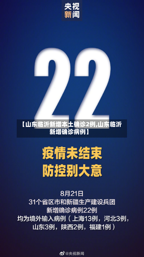 【山东临沂新增本土确诊2例,山东临沂新增确诊病例】-第1张图片