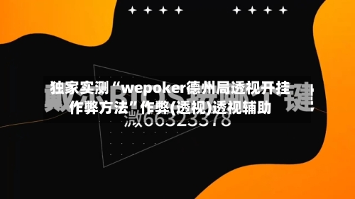 独家实测“wepoker德州局透视开挂作弊方法”作弊(透视)透视辅助-第1张图片