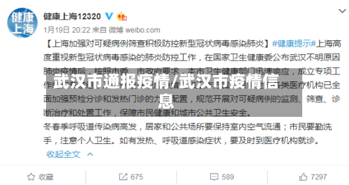 武汉市通报疫情/武汉市疫情信息-第1张图片
