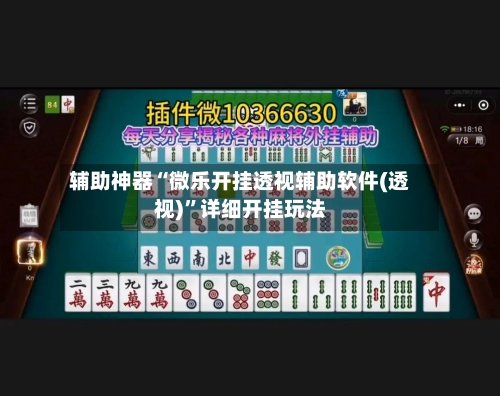 辅助神器“微乐开挂透视辅助软件(透视)”详细开挂玩法-第2张图片