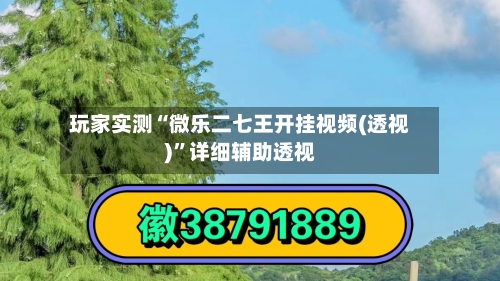 玩家实测“微乐二七王开挂视频(透视)	”详细辅助透视-第1张图片
