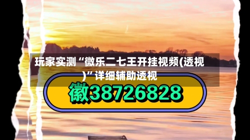 玩家实测“微乐二七王开挂视频(透视)”详细辅助透视-第3张图片