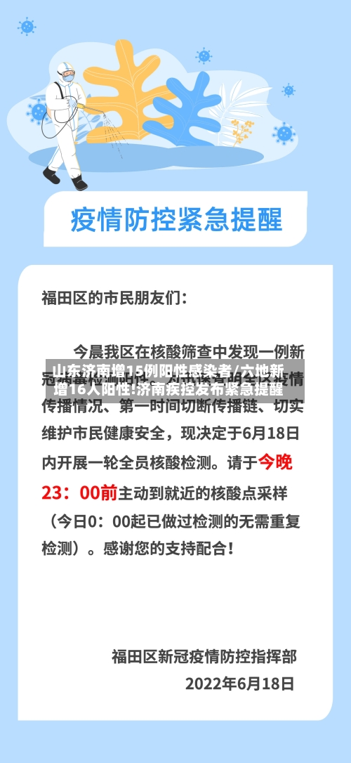 山东济南增15例阳性感染者/六地新增16人阳性!济南疾控发布紧急提醒-第1张图片