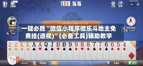 一键必胜“微信小程序微乐斗地主免费挂(透视)	”(必备工具)辅助教学-第2张图片