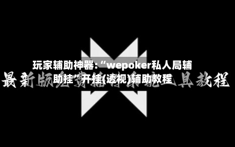 玩家辅助神器:“wepoker私人局辅助挂”开挂(透视)辅助教程-第2张图片