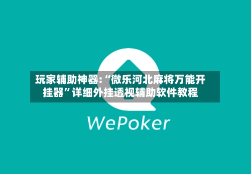 玩家辅助神器:“微乐河北麻将万能开挂器	”详细外挂透视辅助软件教程-第3张图片