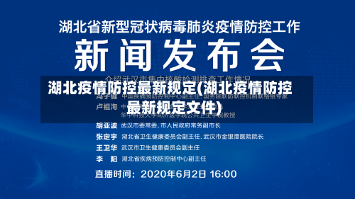 湖北疫情防控最新规定(湖北疫情防控最新规定文件)-第1张图片