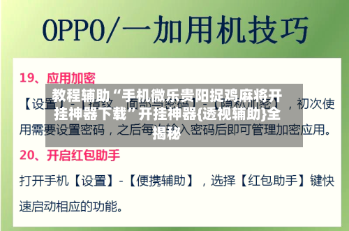 教程辅助“手机微乐贵阳捉鸡麻将开挂神器下载”开挂神器{透视辅助}全揭秘-第3张图片