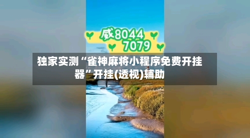 独家实测“雀神麻将小程序免费开挂器”开挂(透视)辅助-第1张图片