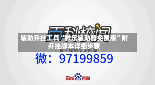 辅助开挂工具“微乐辅助器免费版	”附开挂脚本详细步骤-第2张图片